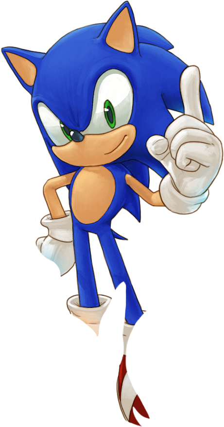 Sonic Hedgehog прозрачный фон