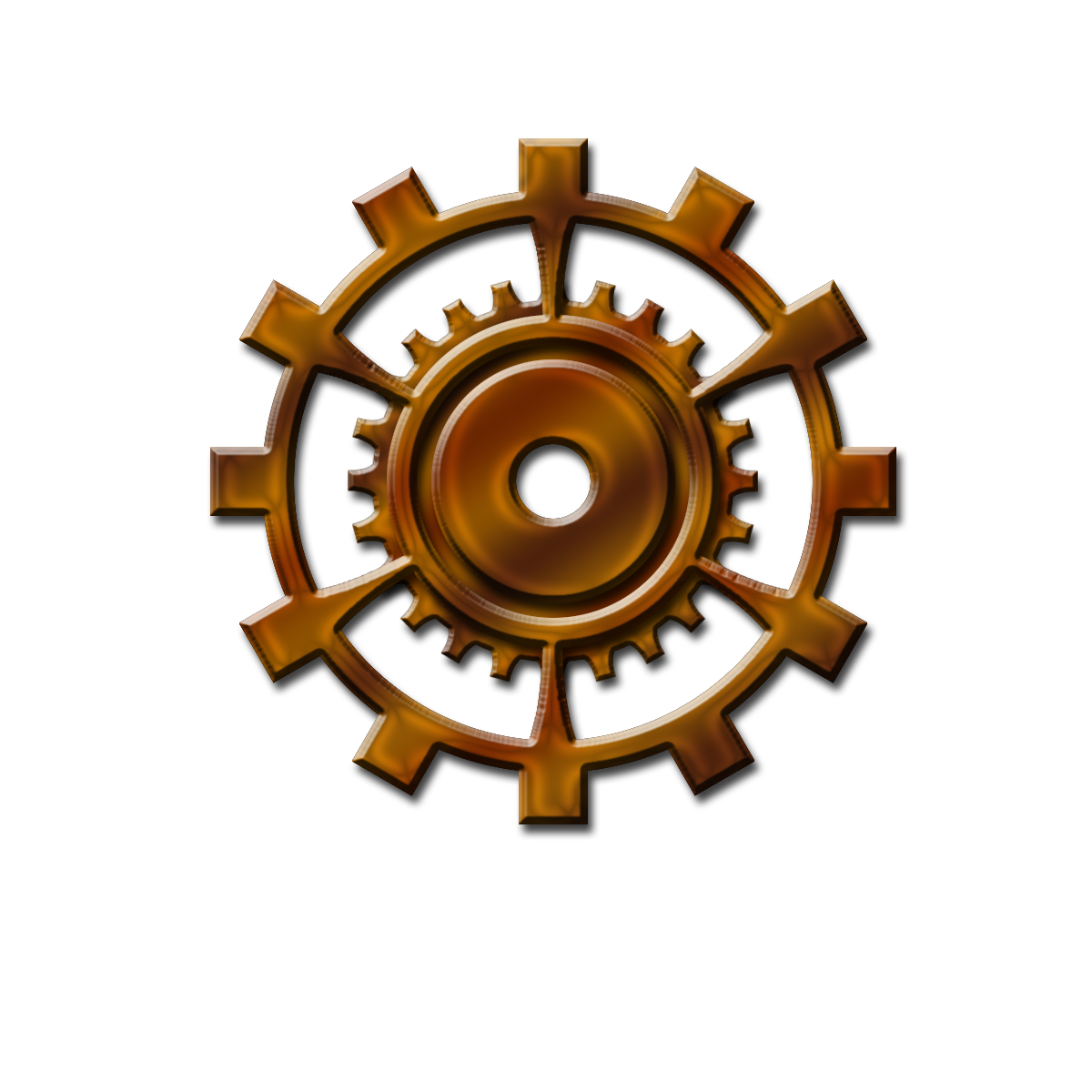Steampunk Gear PNG Image