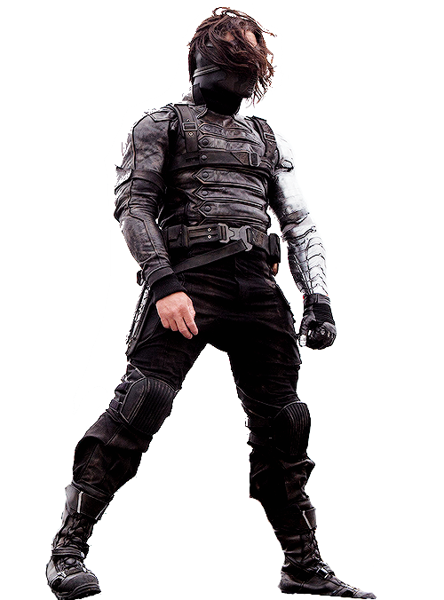 Winter Soldier Bucky Transparent Background
