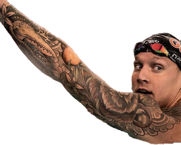 Caeleb Dressel Olympic Player PNG Image