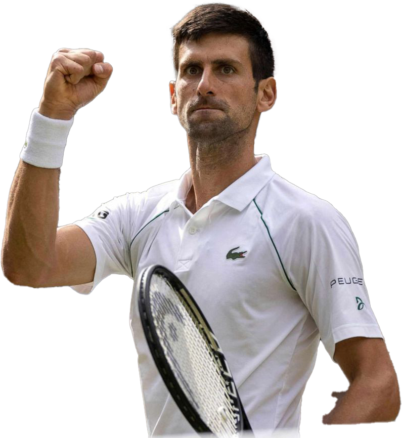 นักเทนนิสผู้เล่นเทนนิส Novak Djokovic พื้นหลัง PNG