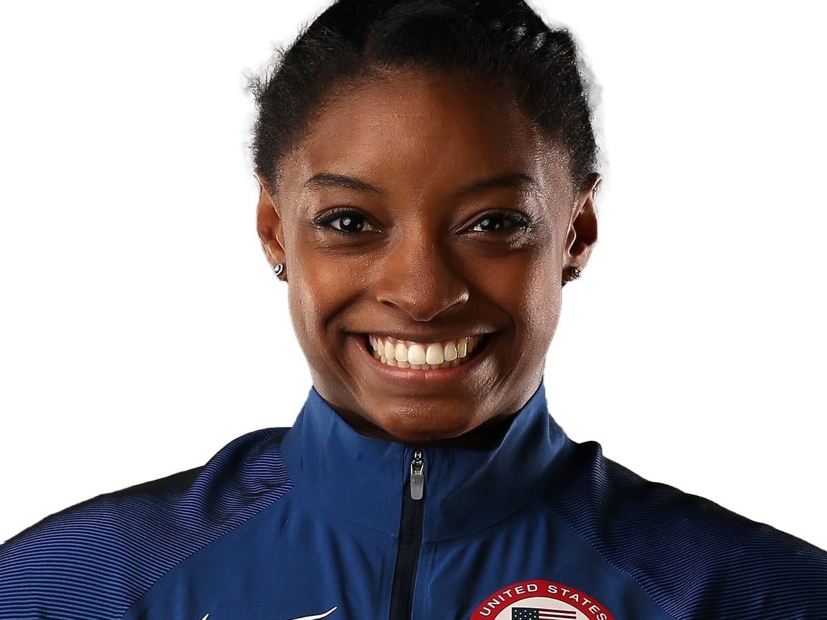 Simone Biles Olympic Player Background PNG