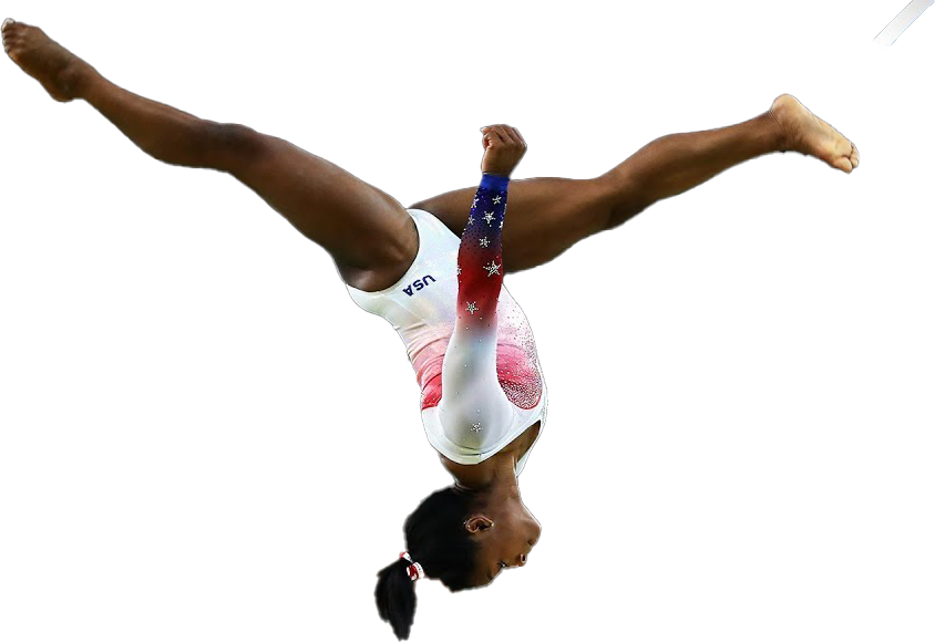 Simone Biles Olympic Player PNG Pic