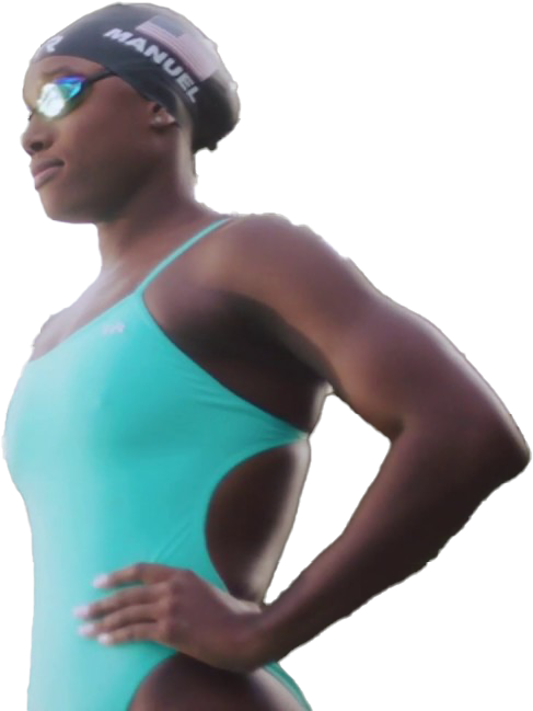Simone Manuel Olympic Player Transparenter Hintergrund