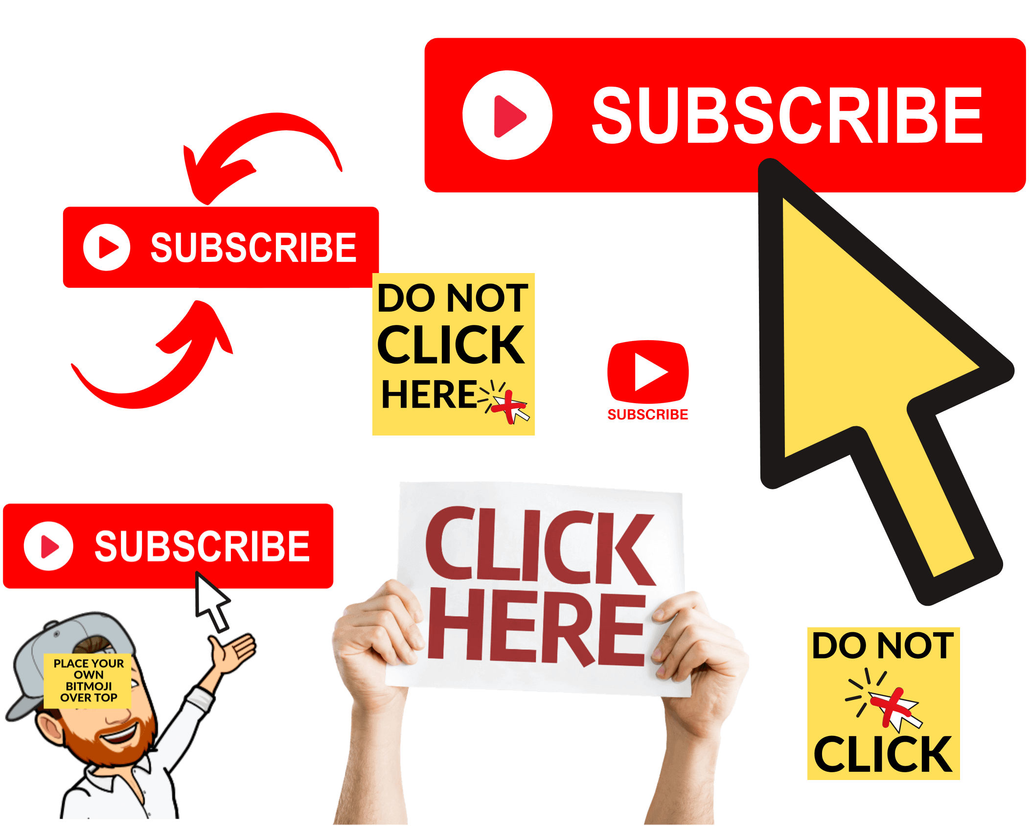 Subscribe Button Transparent PNG