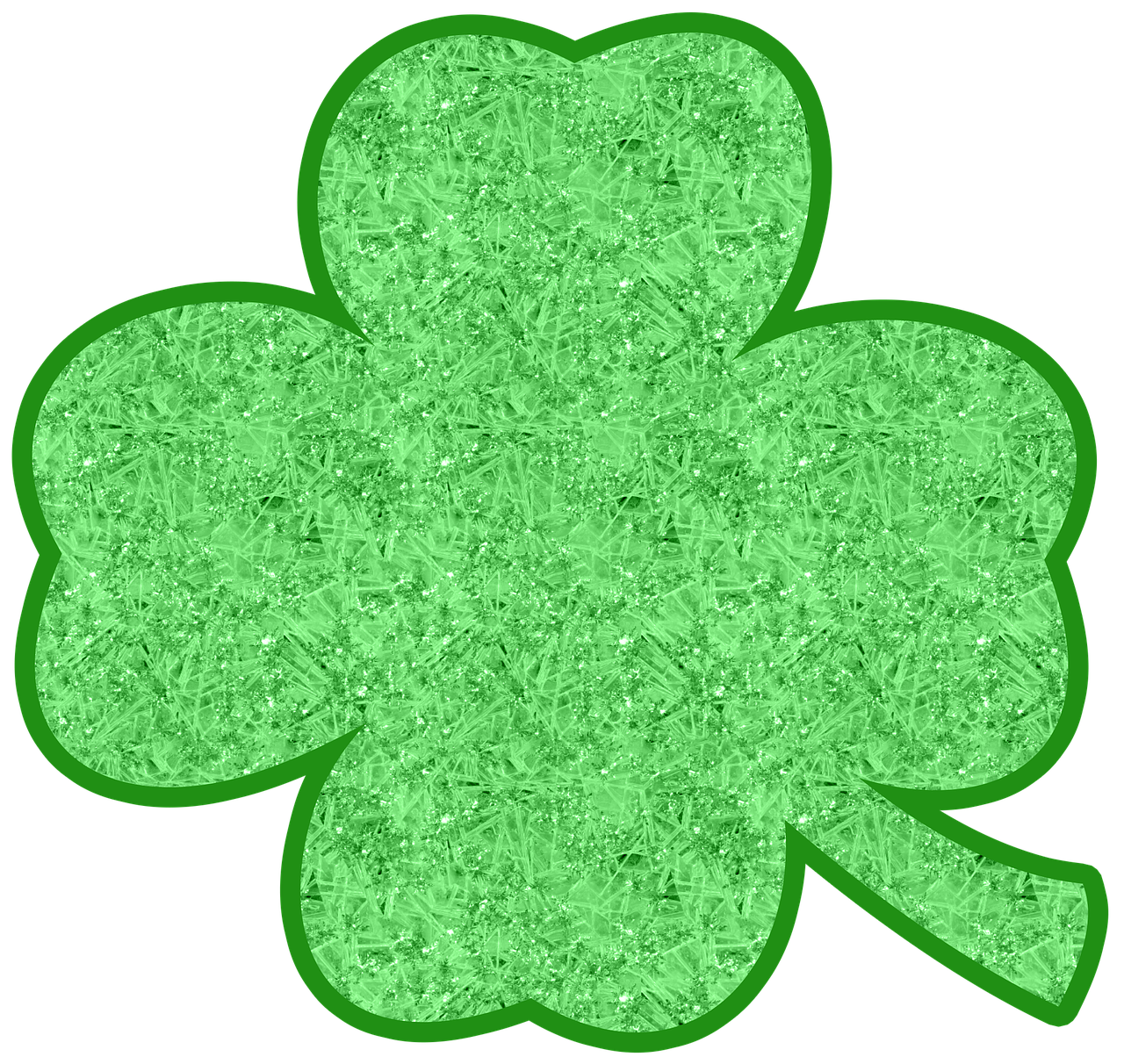 Watercolor Clover PNG Isolated Image