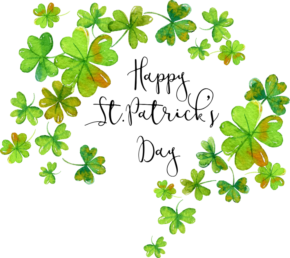 Watercolor Clover PNG Picture