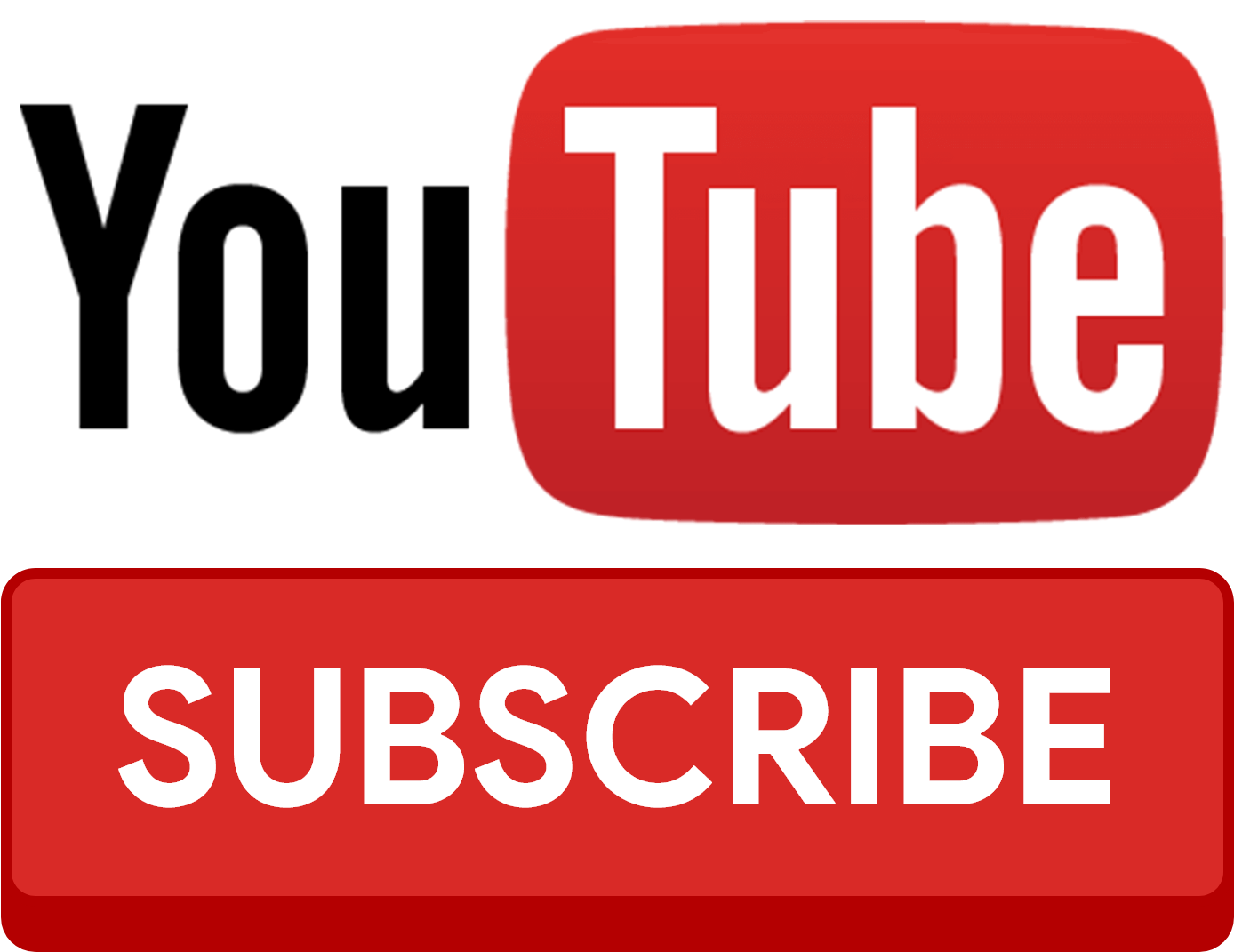 YouTube Subscribe PNG Isolated Image