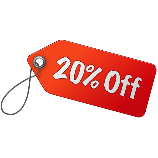20% Off PNG File