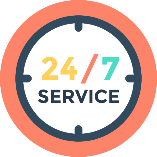 24-7 Service Transparent PNG