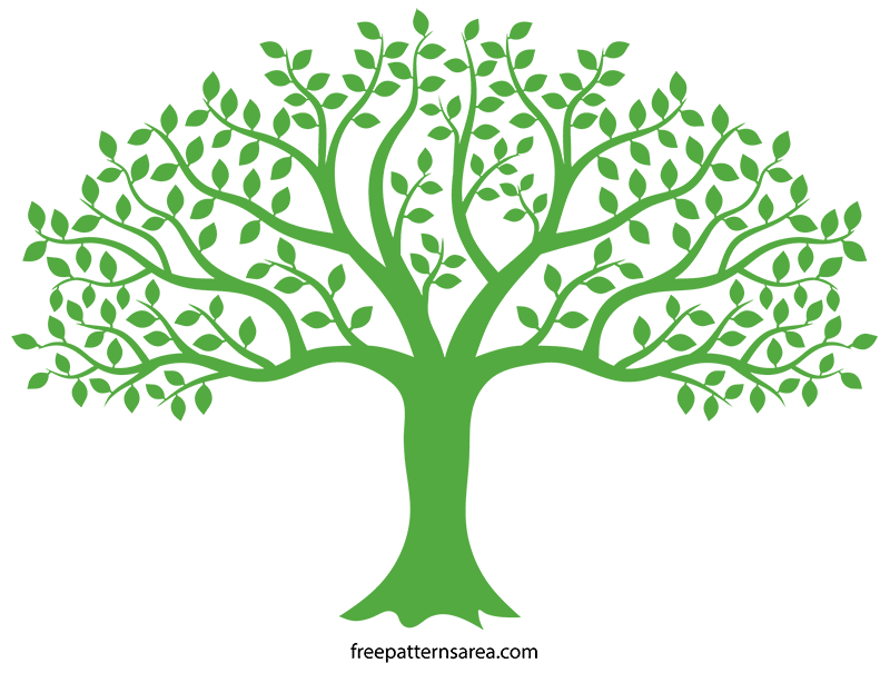 2D Tree PNG Isolated File