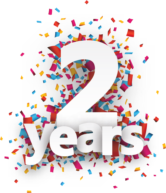 2nd Anniversary PNG Picture