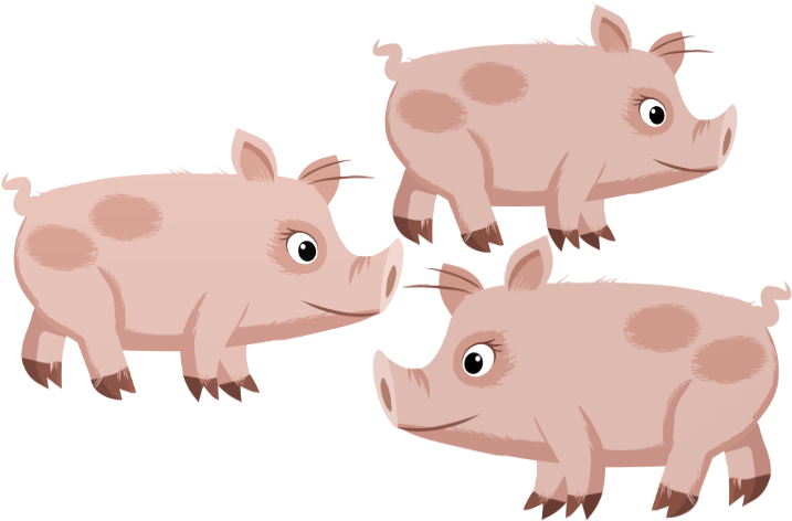3 Little Pigs PNG Pic