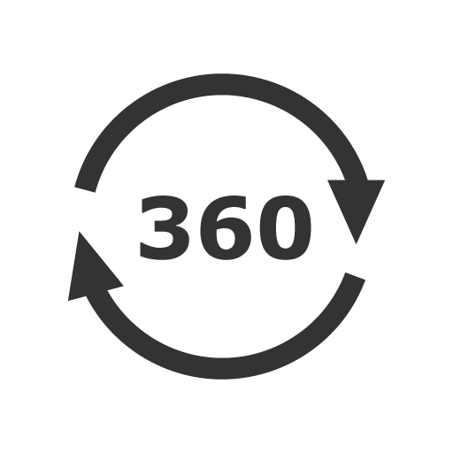 360 logo PNG Bild
