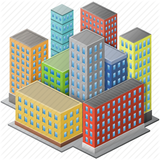 3D Building Download PNG Image