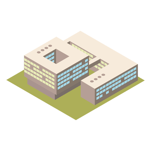 3D-Gebäude-PNG-Datei