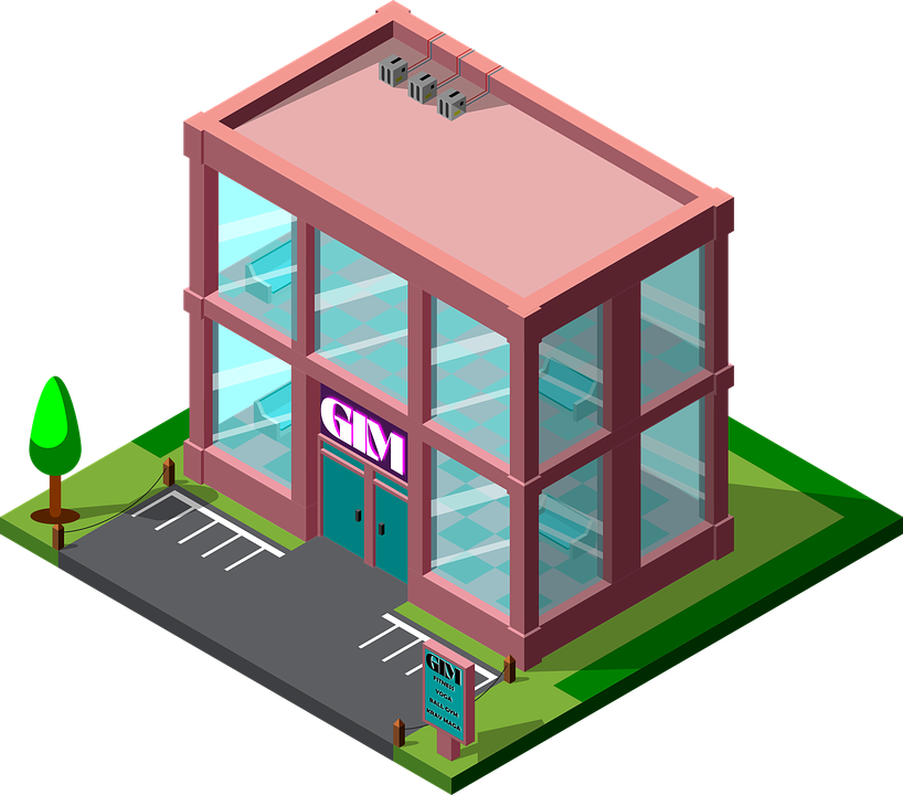 3D Building PNG Isolated File