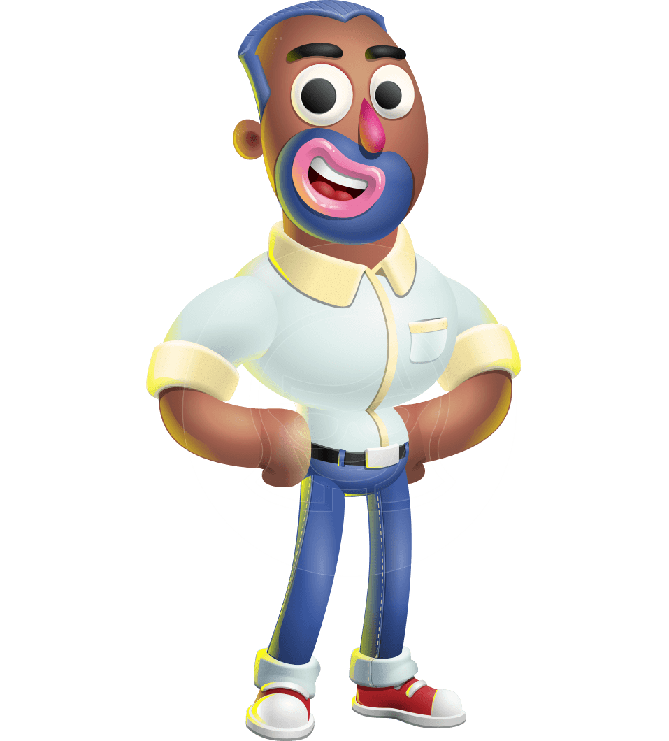 3D Character PNG Isolated File