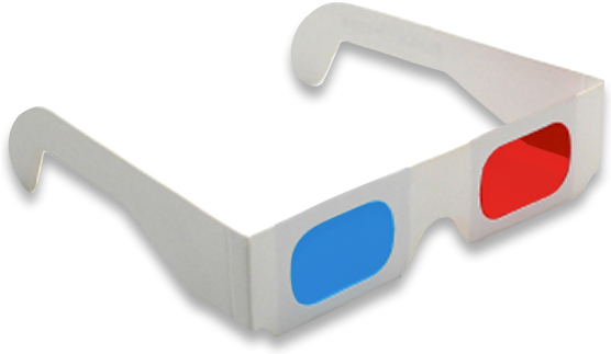 3D очки PNG фото