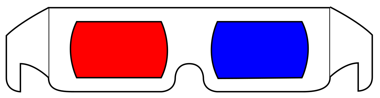 3D-Gläser Transparenter PNG