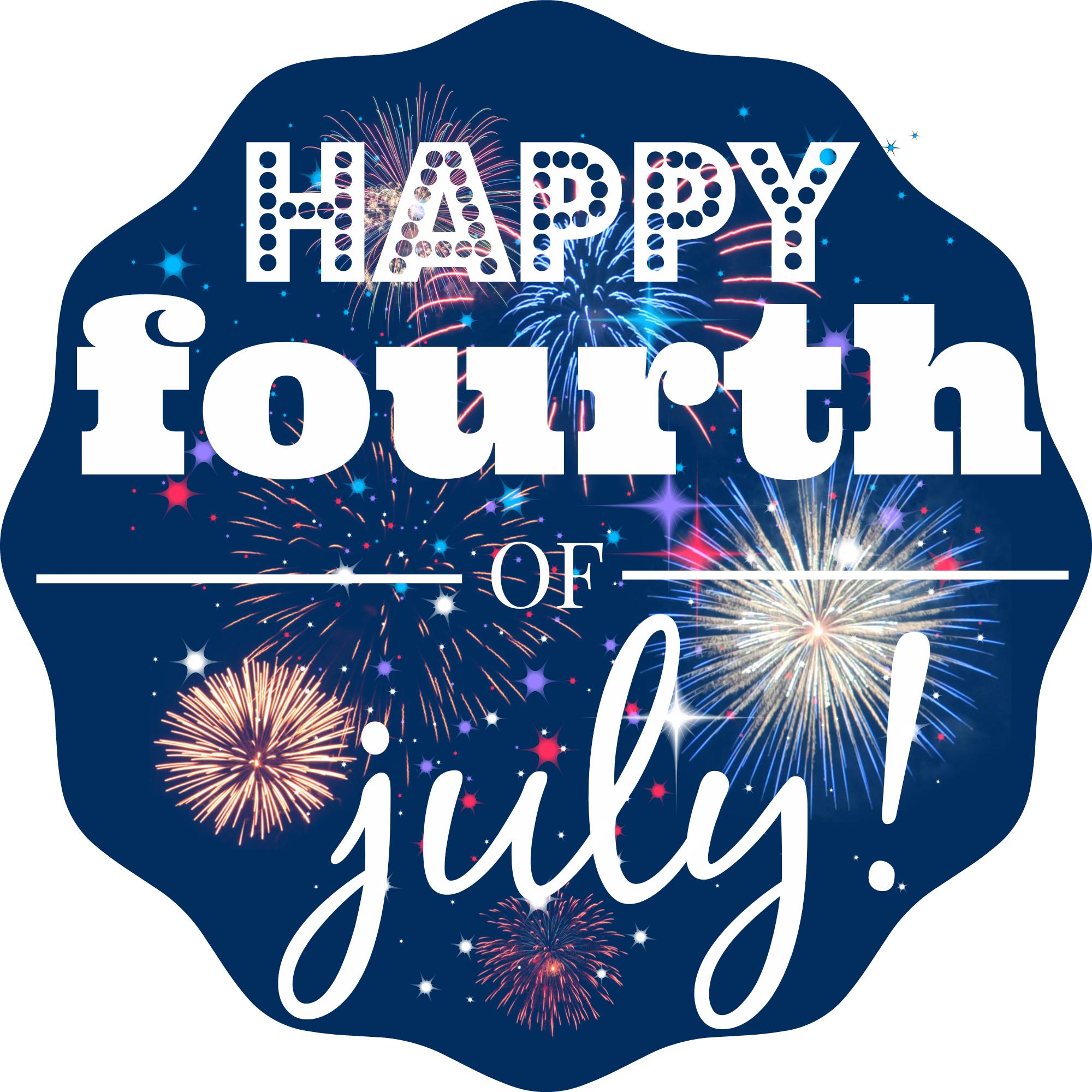 4th Of July PNG Isolated File