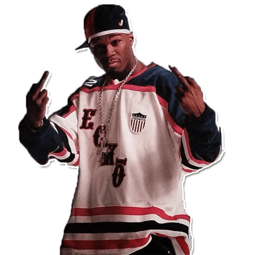 50 Cent Rapper PNG-Datei