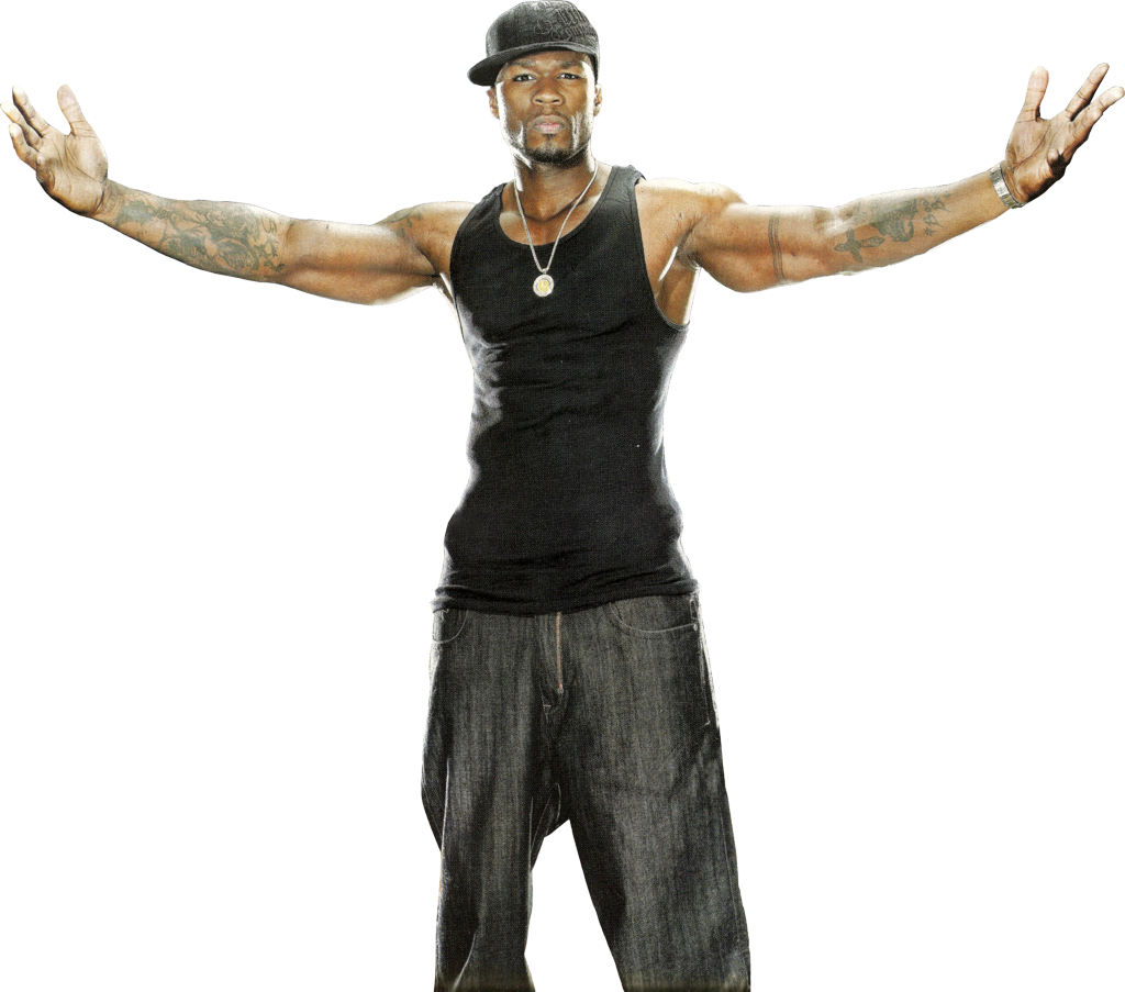 50 Cent Rapper PNG-Bild