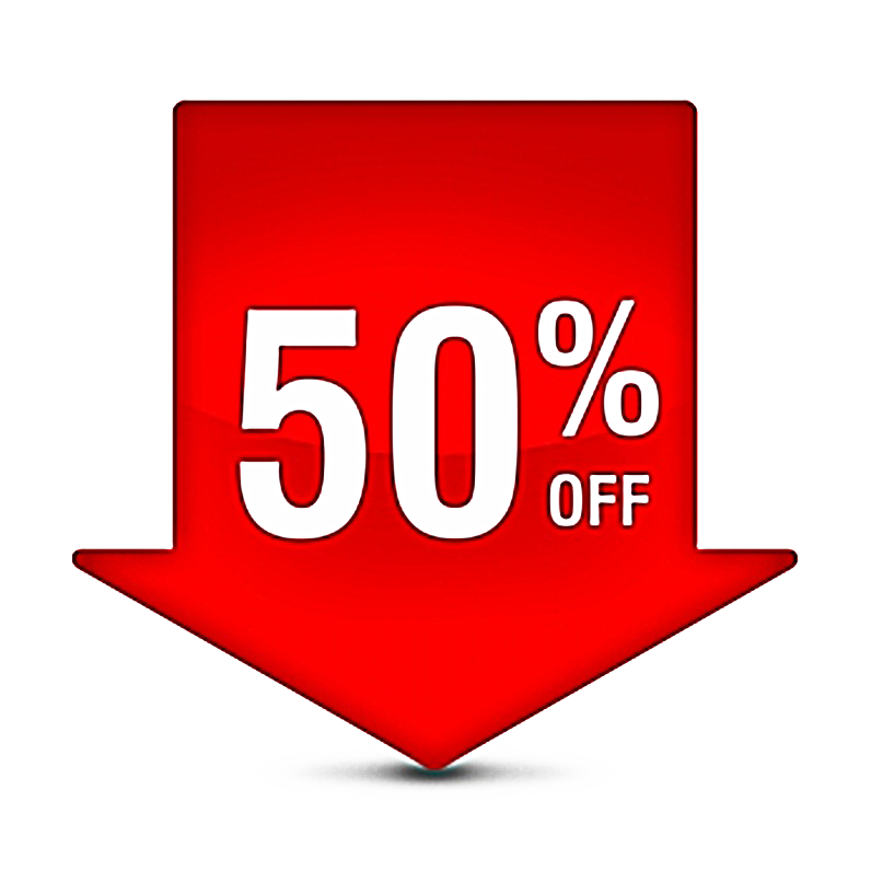 50% Rabatt auf PNG-Bild