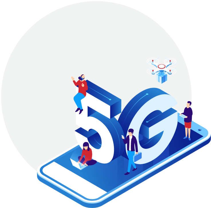 5G сеть PNG Image