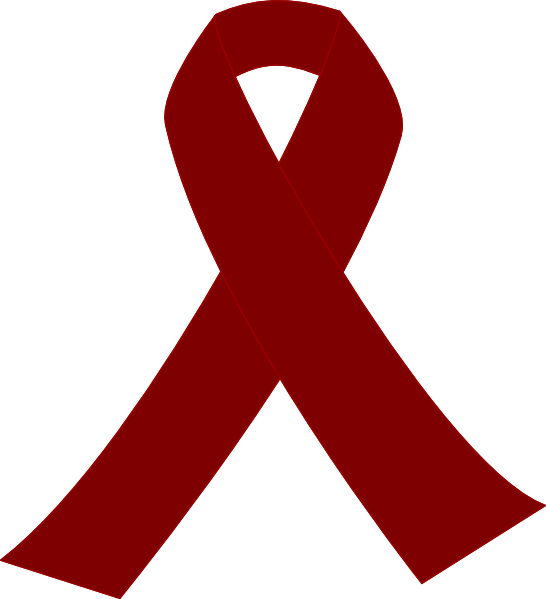 AIDS Nastro PNG File isolato