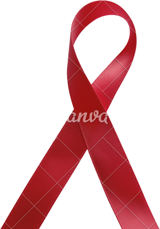 AIDS Ribbon PNG isoliert Foto