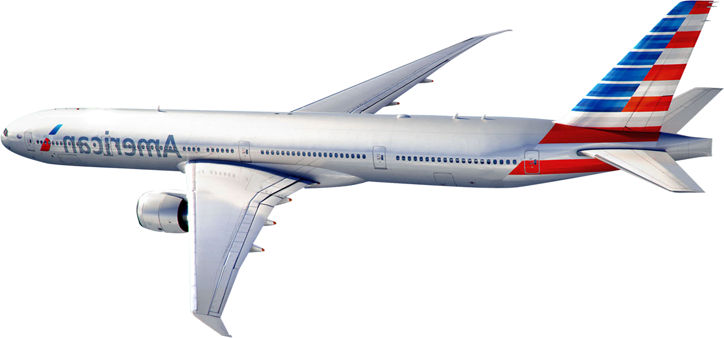 Avião voando transparente PNG