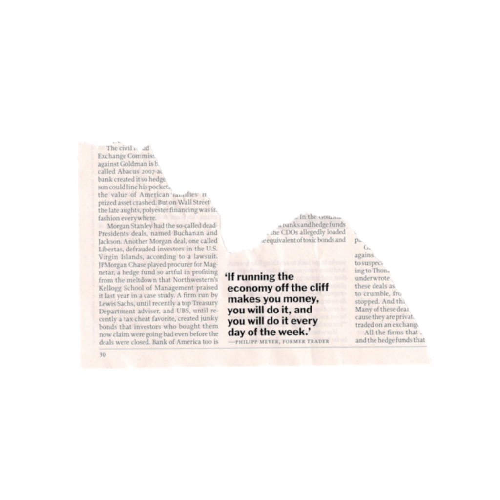 Aesthetic Newspaper PNG Isolated Pic