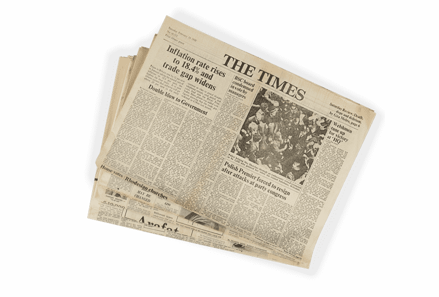 Aesthetic Newspaper PNG