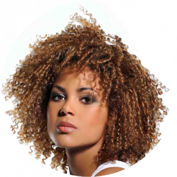 Afro PNG HD isolato