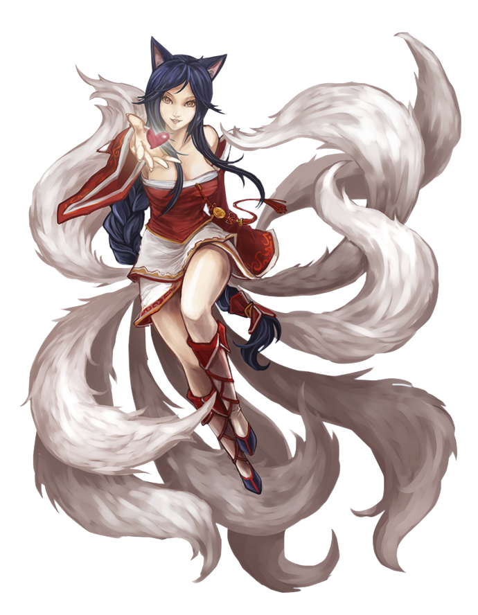 Ahri League of Legends PNG Isolated HD