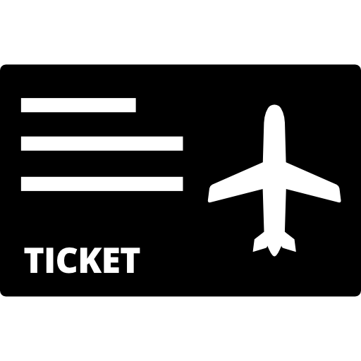 Billet avion PNG Transparent