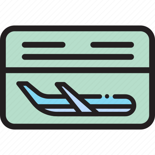 Air Ticket Vector PNG HD Isolated