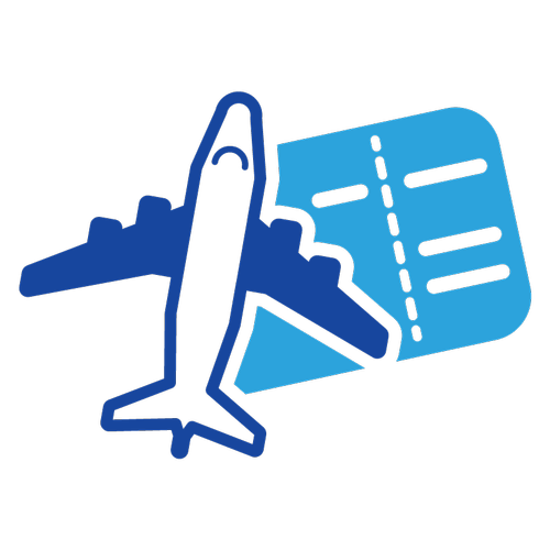 Air Ticket Vector PNG Image