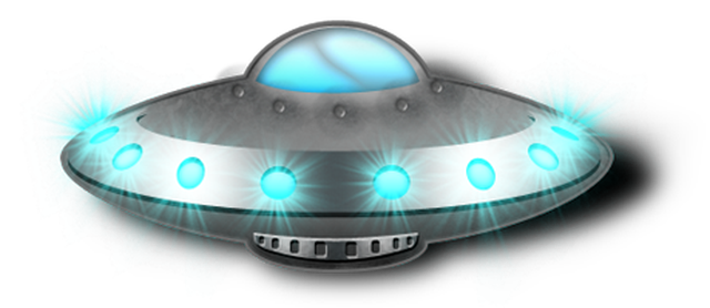 Gambar kapal alien PNG
