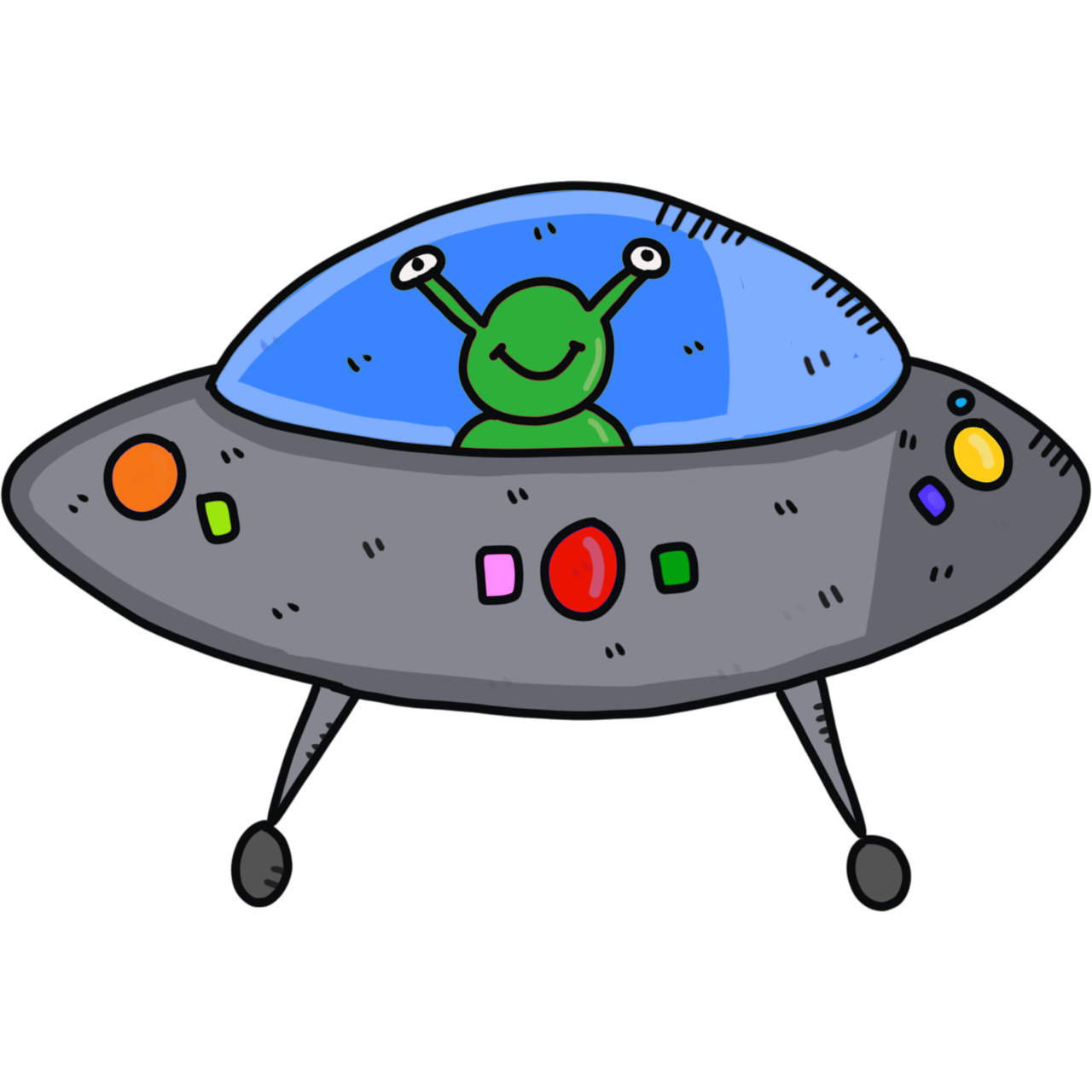 Alien Spaceship PNG Clipart | PNG Mart