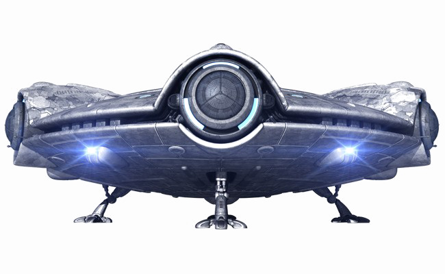 Alien Spaceship PNG Kostenloser Download