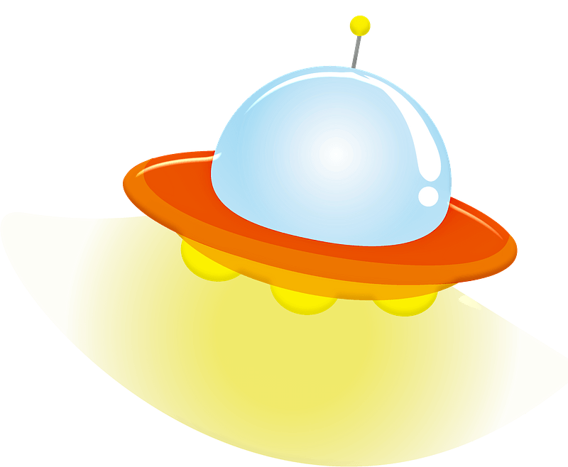 Alien Spaceship PNG Isolated Photos