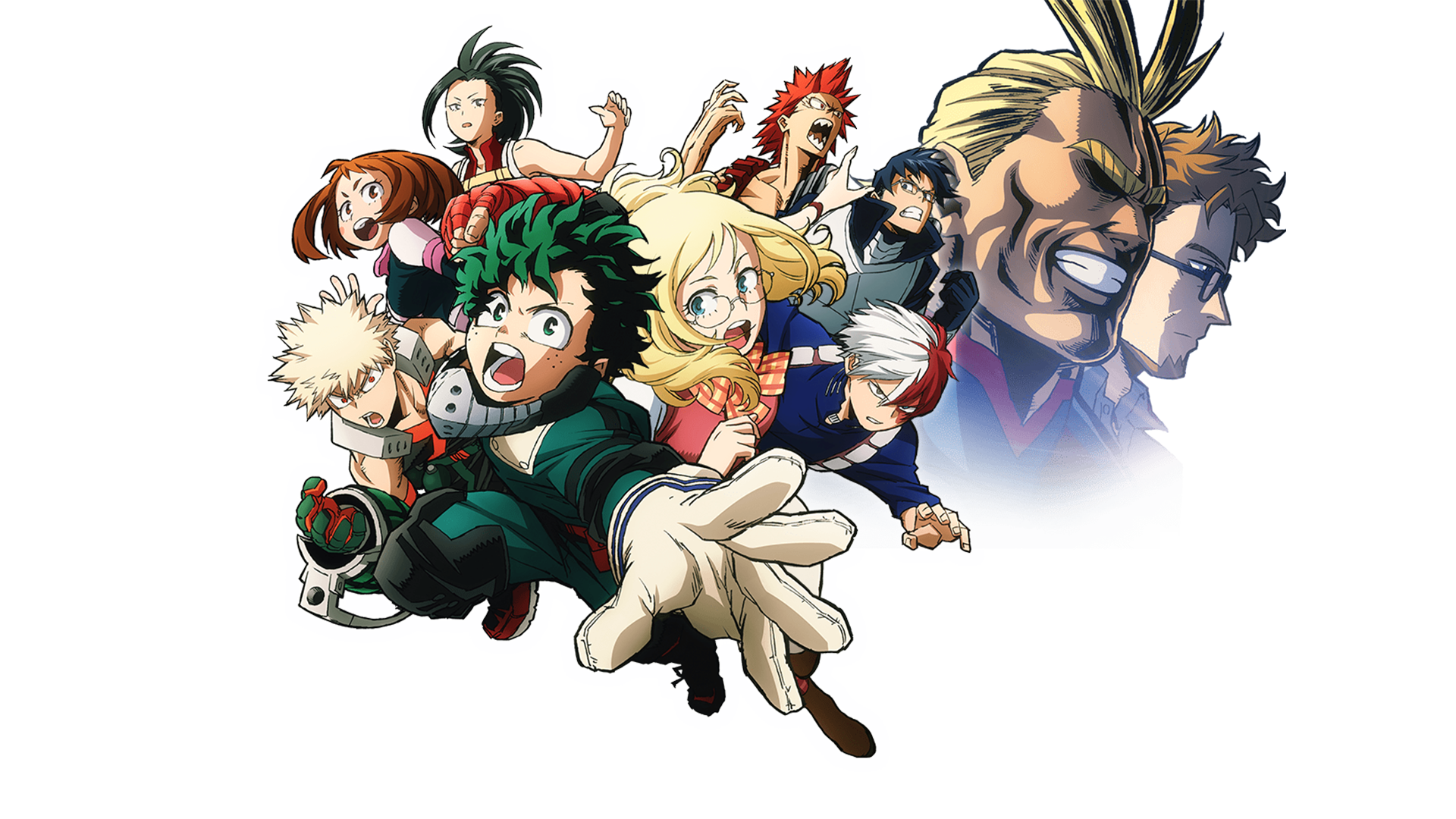 All Might PNG Isolated Photo