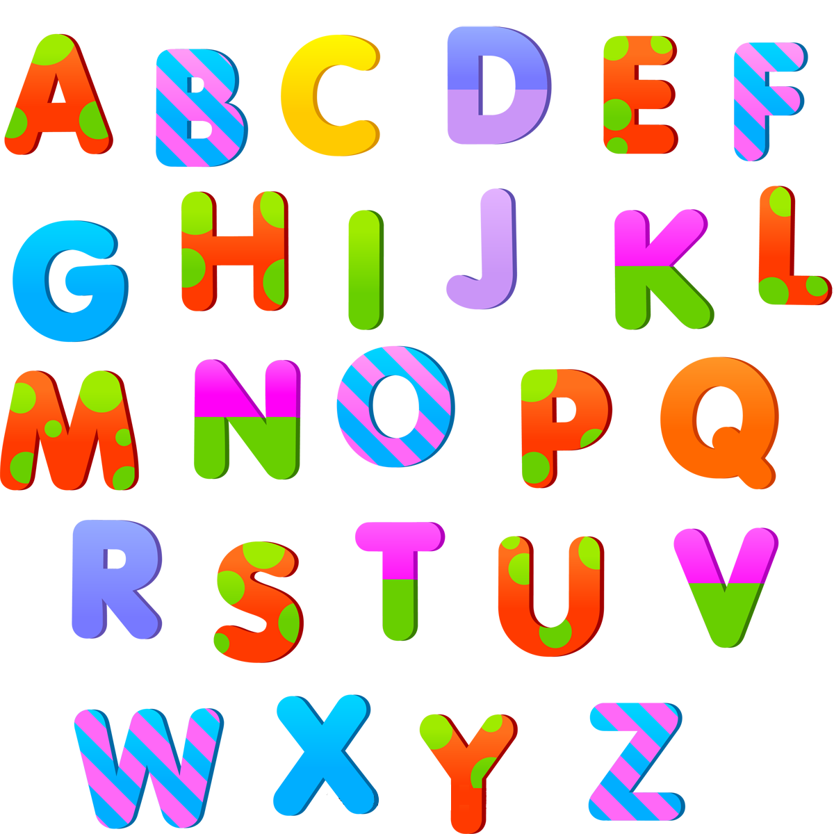Alphabet PNG Clipart