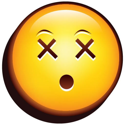 Amazed Reaction Emoji PNG Clipart