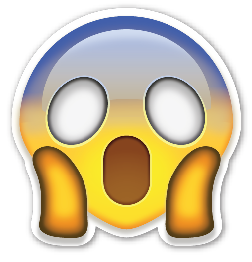 Reação espantada emoji PNG pic