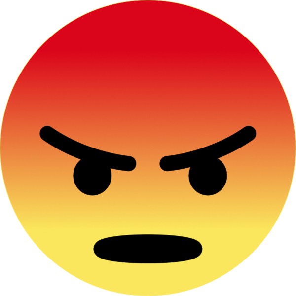 Raiva emoji transparente PNG