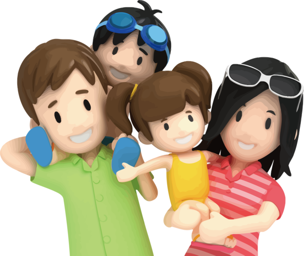 ดาวน์โหลด Animated Family PNG ฟรี
