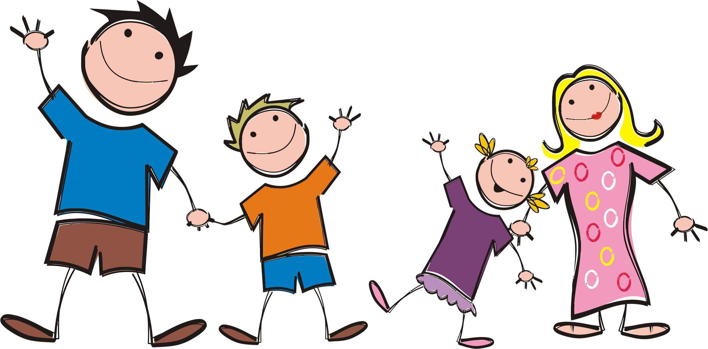 Animated Family PNG Isolated Free Download